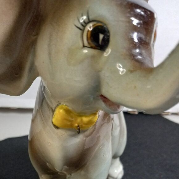 Vintage Lipper & Mann Creation Japan, Trunk Up Elephant Figurine Cottagecore Kit - Picture 3 of 9